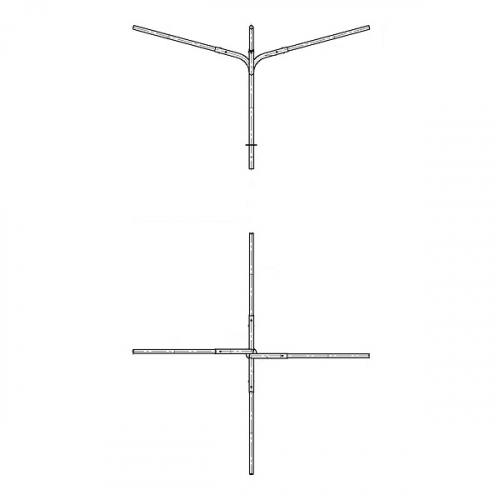 К8-1,0-1,0-1-1 кронштейн четырехрожковый