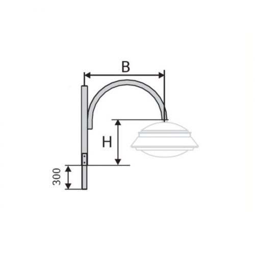 К15-1,0-0,9-1-5 кронштейн однорожковый